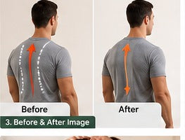 Copper-infused posture corrector fabric detail
