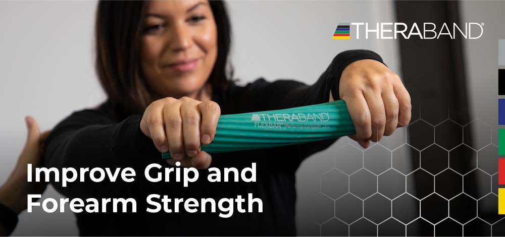 THERABAND FlexBar Resistance Bar – Green, 15 lb
